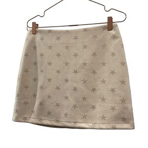ALTAR’D State beige star skirt. Size medium